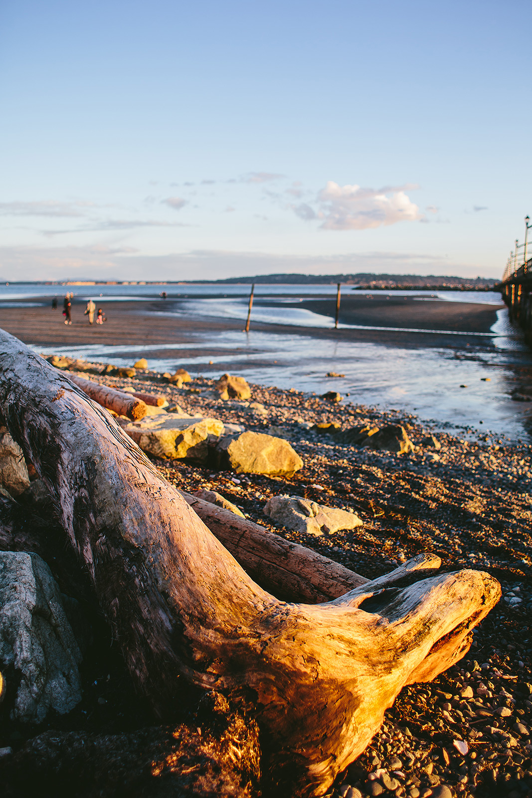 White Rock Beach Sunset