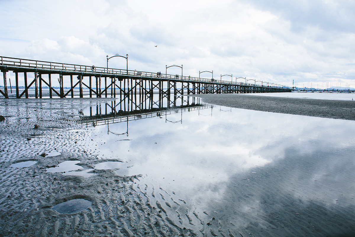 Reflections of White Rock Pier