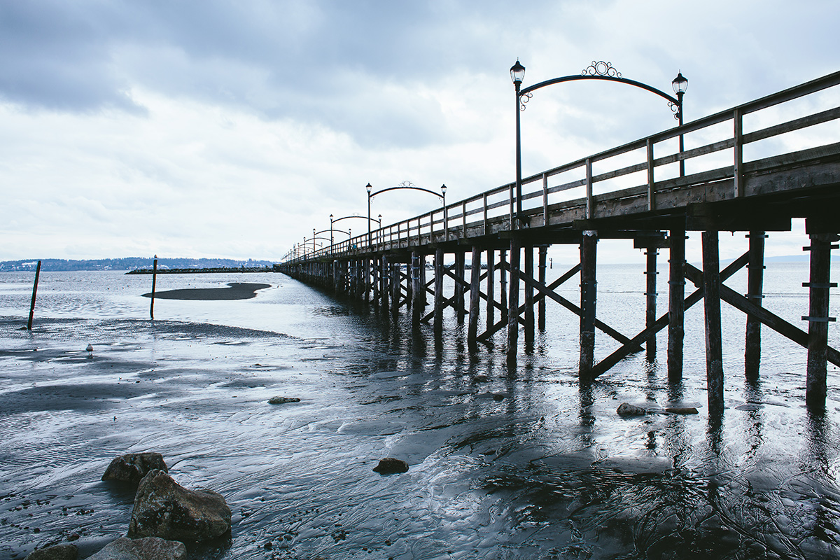 White Rock Pier in the Winter